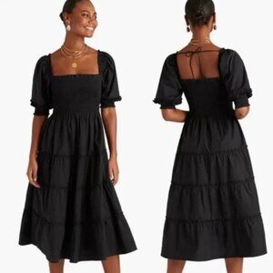Hill House Home | The Nesli Nap Dress - Black Dot
